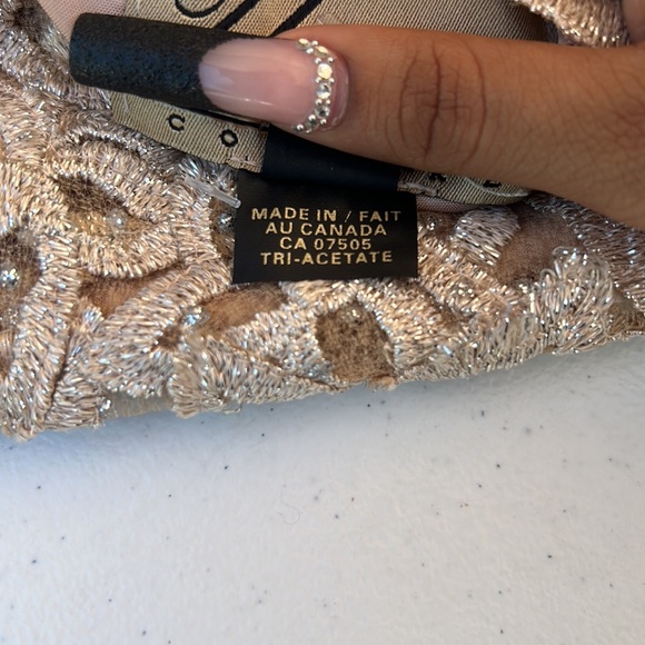 Size 6 Vintage Unique Couture Strapless Evening Gown - Picture 9 of 9